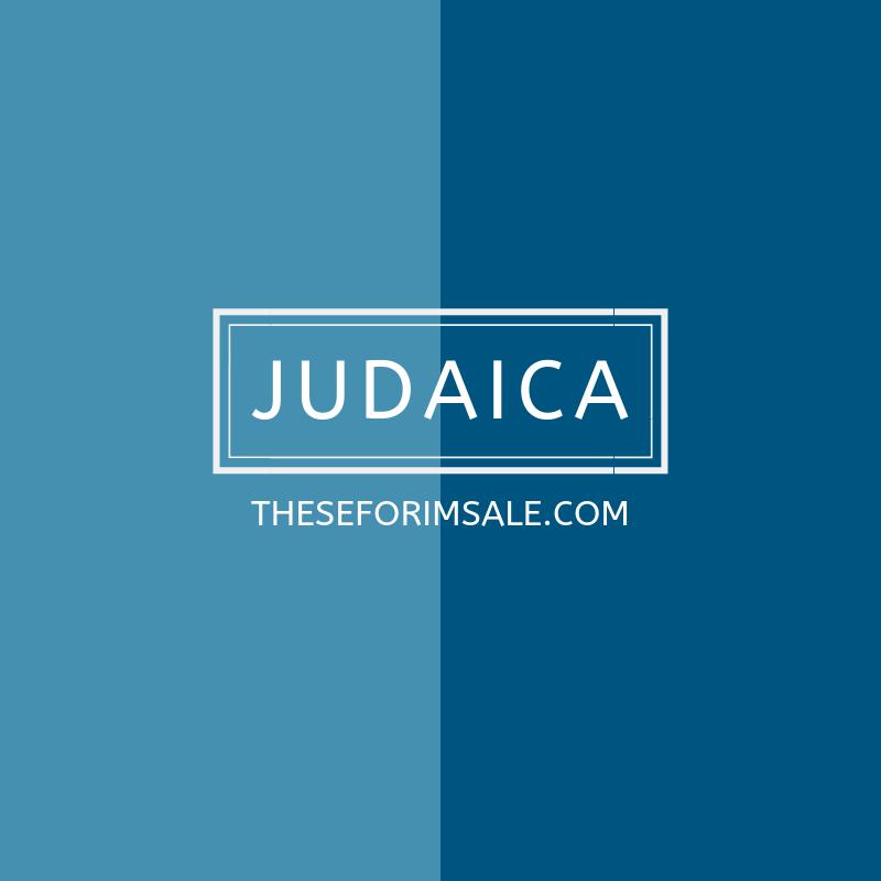 Judaica – Page 6 – The Seforim Sale