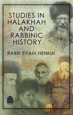 Studies in Halakhah and Rabbinic History, HC, Henkin
