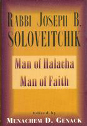 Man of Halacha, Man of Faith (Soloveitchik)